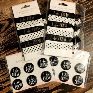 Gartner Studios Bridal Hair Ties and Buttons Bundle NWT